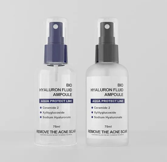 50ml PET Round Shouldered PP Bottle with Sharp Mouth and Lotion Medicine Bottle with Sharp Mouth and Lid