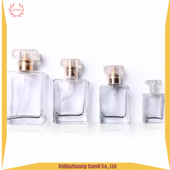 Flacone spruzzatore rotondo in vetro blu cobalto da 50 ml Bottiglie vuote di profumo spray in vetro