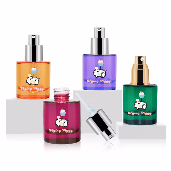 Lusso 30 50 80 G 40 100 120 Ml Contenitore vuoto per la cura della pelle Pompa per lozione Vaso per crema Confezione di bottiglie cosmetiche spray in vetro personalizzato