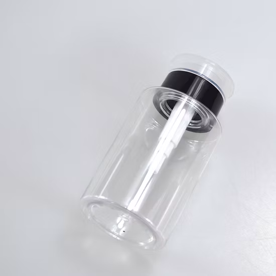 Bottiglia per struccante con pompa per smalto per occhi cosmetici per animali domestici da 150 ml e 33 colli per la pulizia