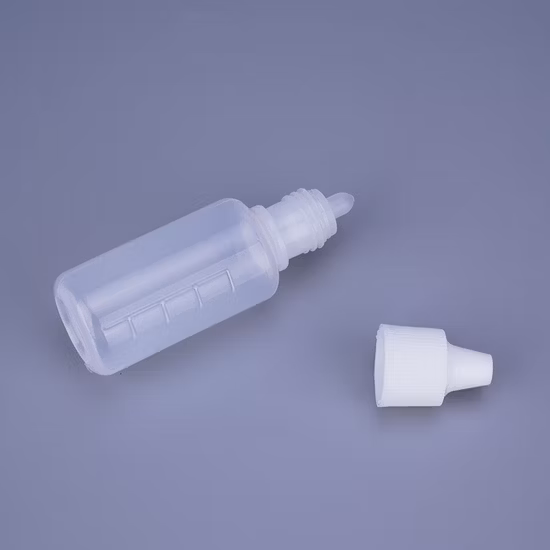 Flacone a bocca affilata in plastica morbida LDPE da 60 ml per collirio