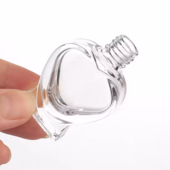 Flacone per smalto gel trasparente a forma di cuore da 7 ml